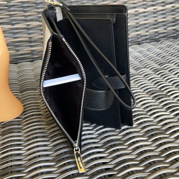 Kate Spade Staci Colorblock Phone Wallet Wristlet in Nimbus Grey - Picture 12 of 16